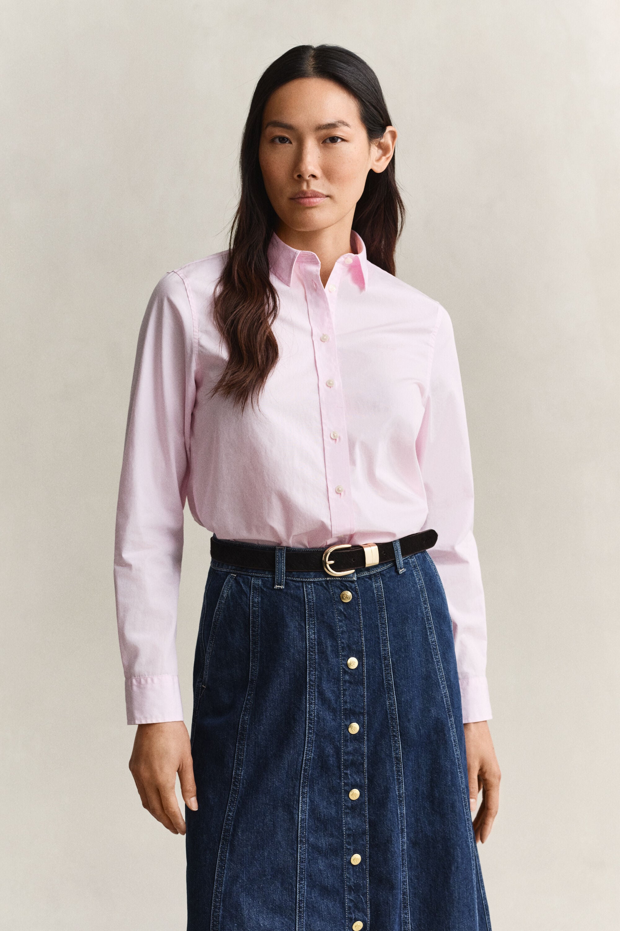 Regular Fit Classic Popeline Bluse
