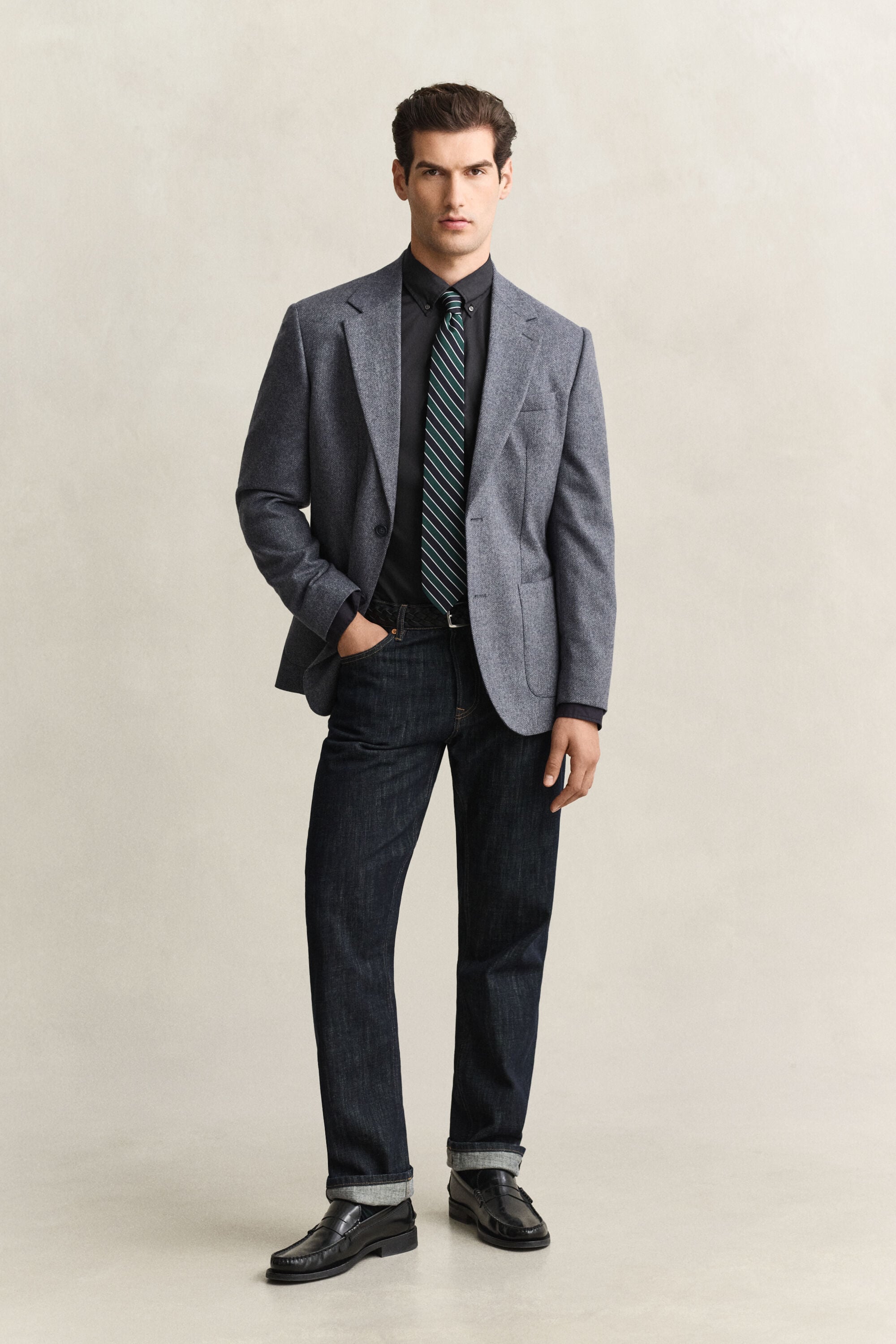 Classic Slim Fit Popeline Hemd