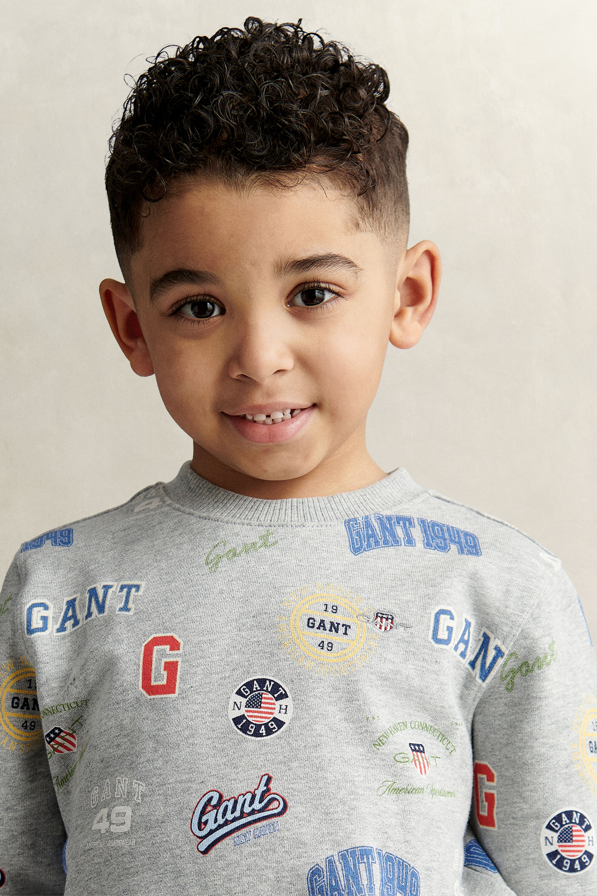 Boys Printed Sweatshirt & Sweat Shorts Set
