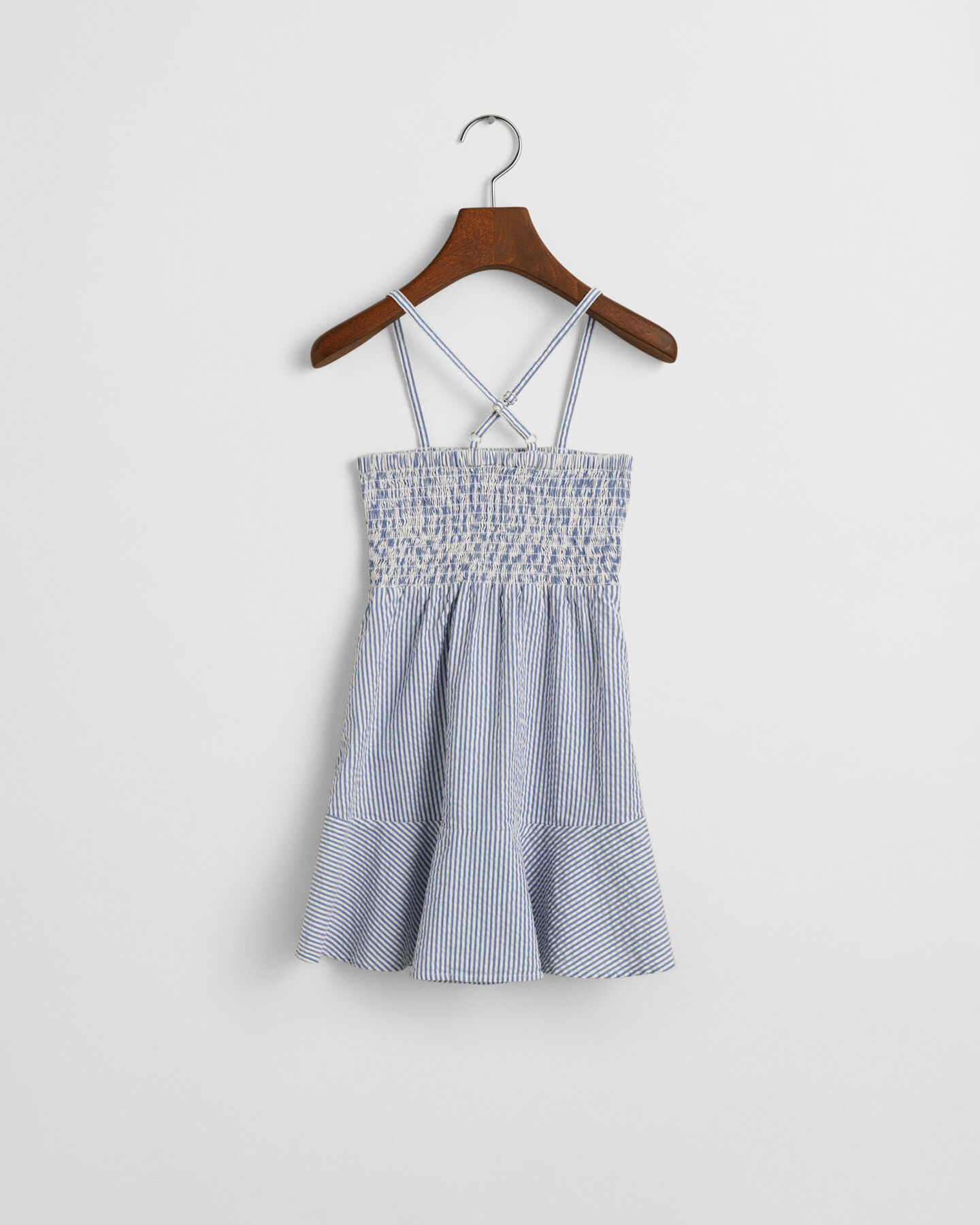 Girls Seersucker Kleid mit Streifen