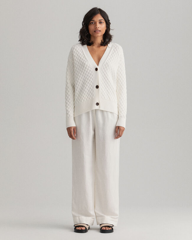 Leinen Viskose Schlupfhose