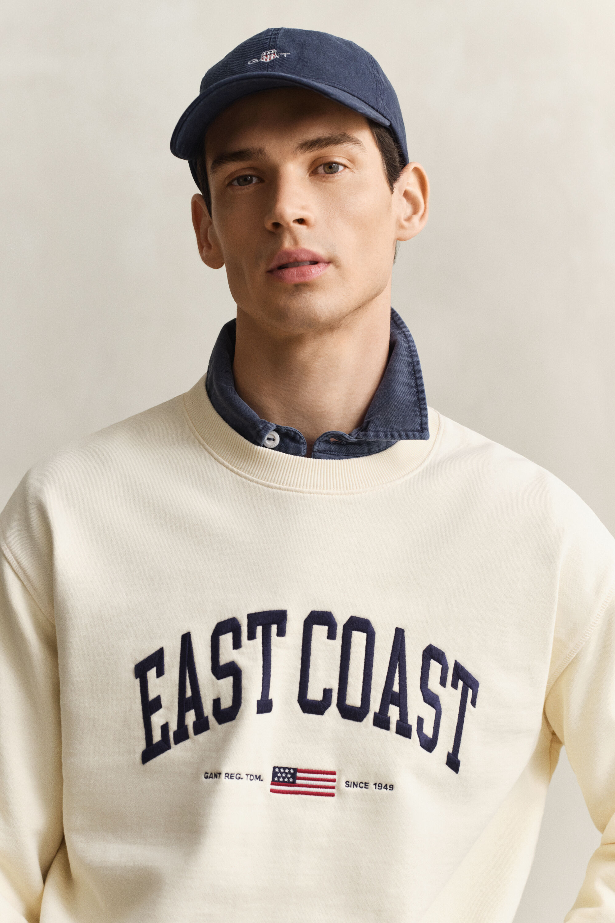 Sweatshirt mit Sprühgrafik