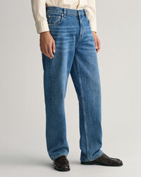 Relaxed Fit Stonewashed Jeans
