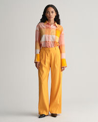 Relaxed Fit Madras Karobluse