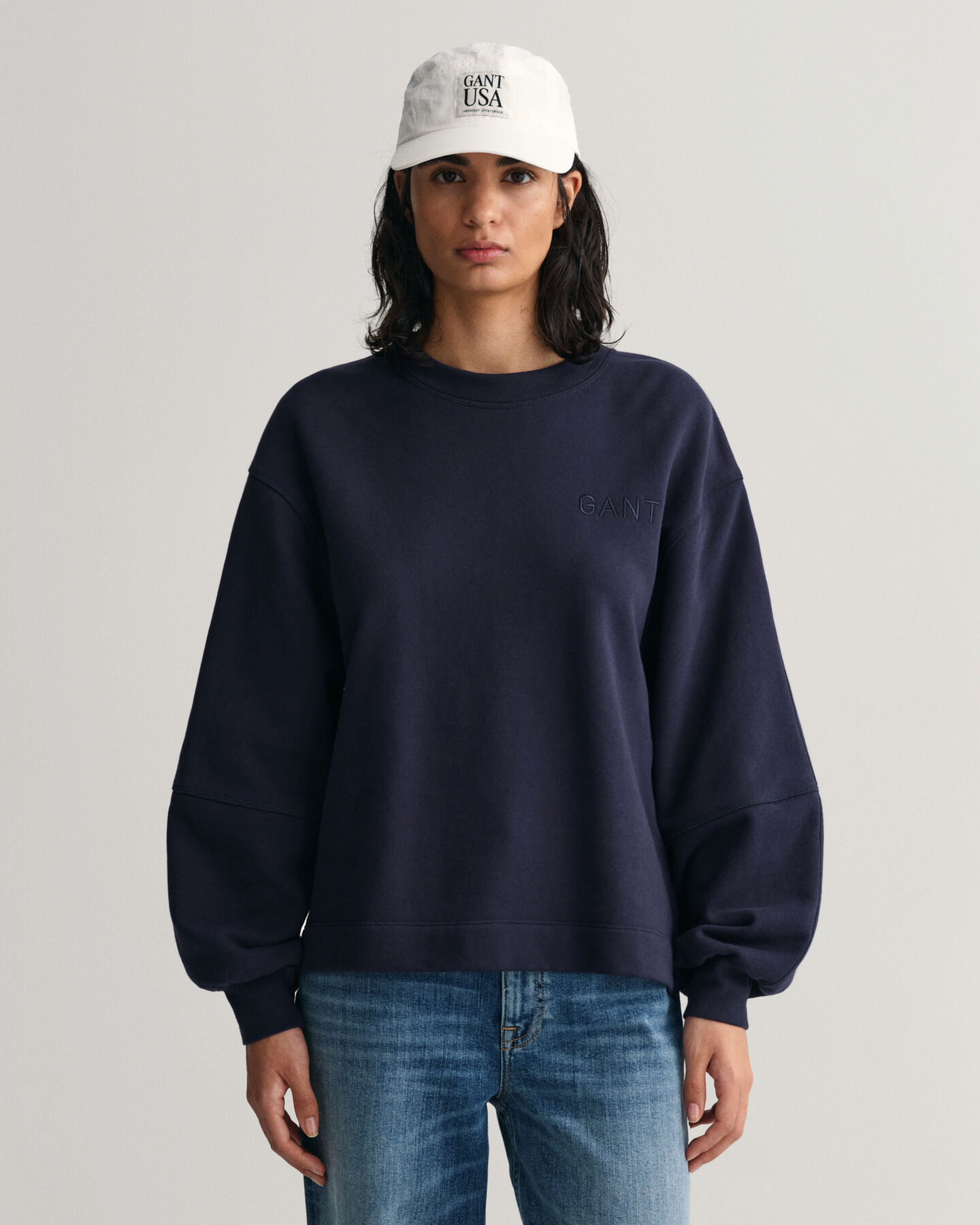 Logo Volume Langarm-Sweatshirt