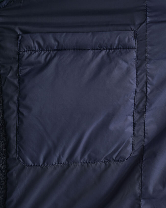 Leicht wattierte Mixed Media Weste