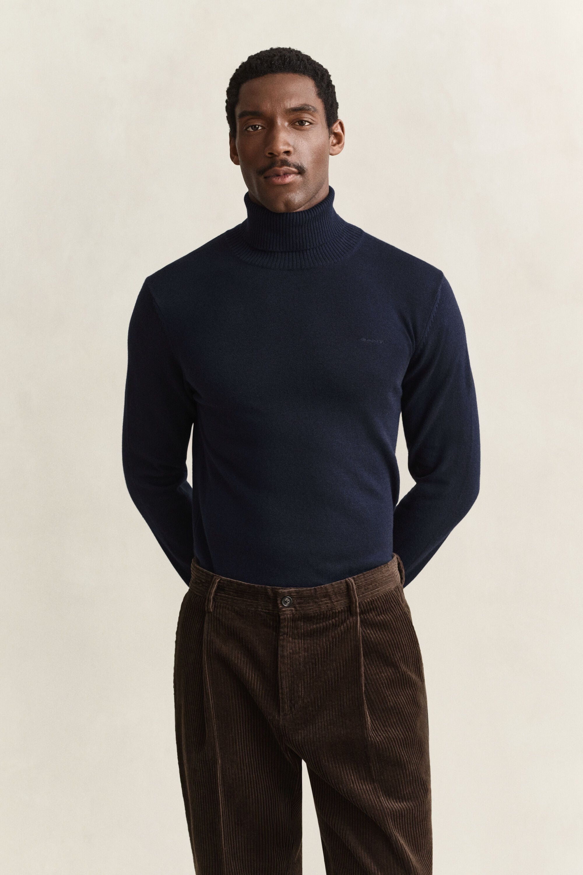 Cotton Wool Turtleneck Sweater
