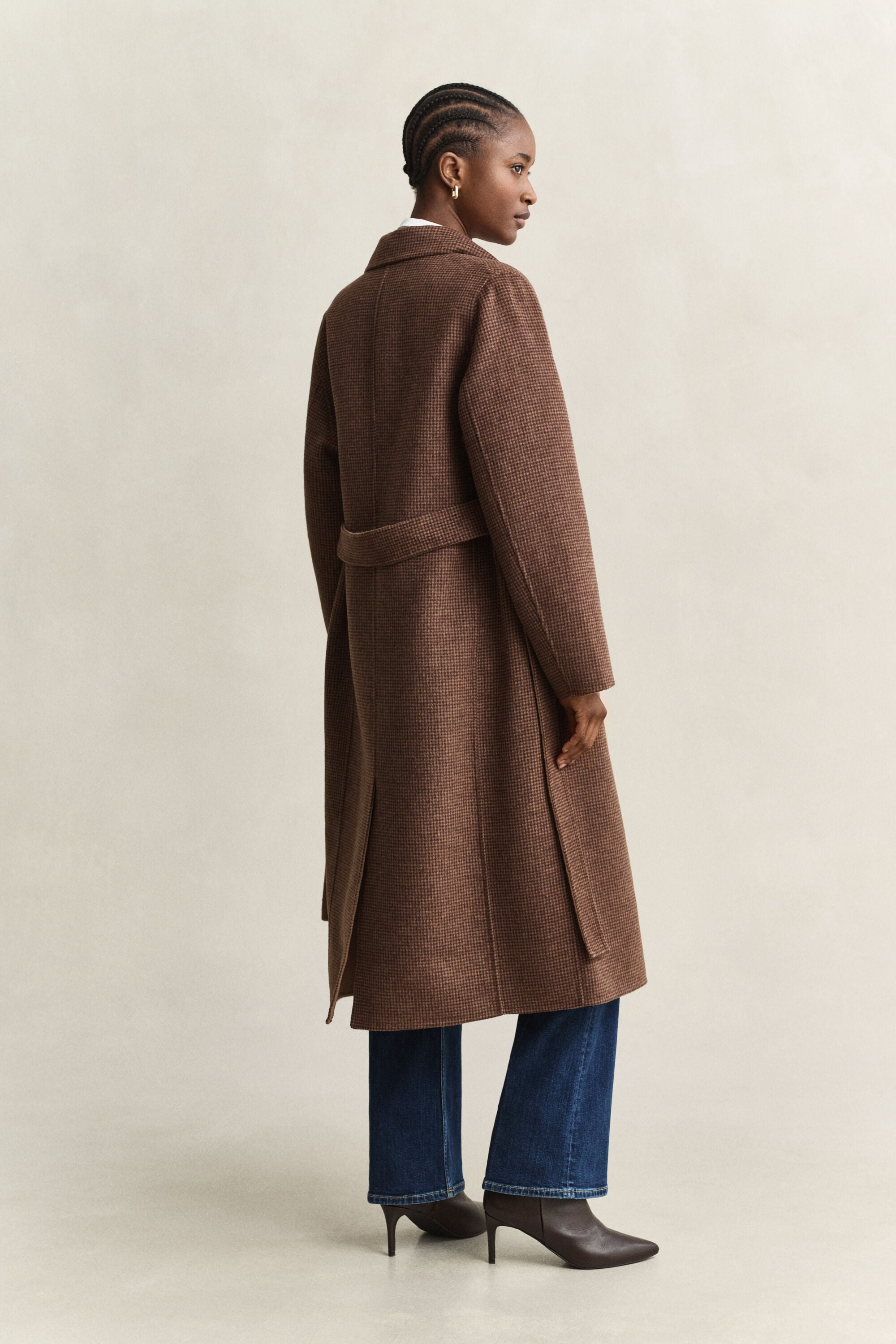 Handstitched Belted Coat