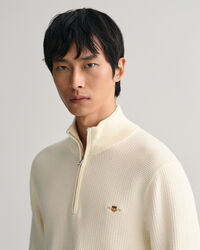 Textured Baumwoll Troyer