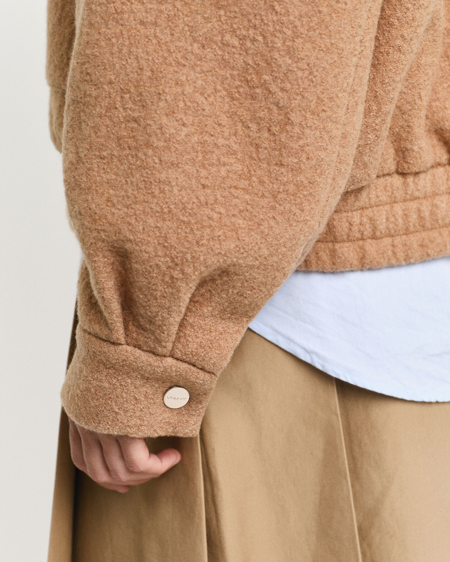 Harrington Jacke aus Wolle