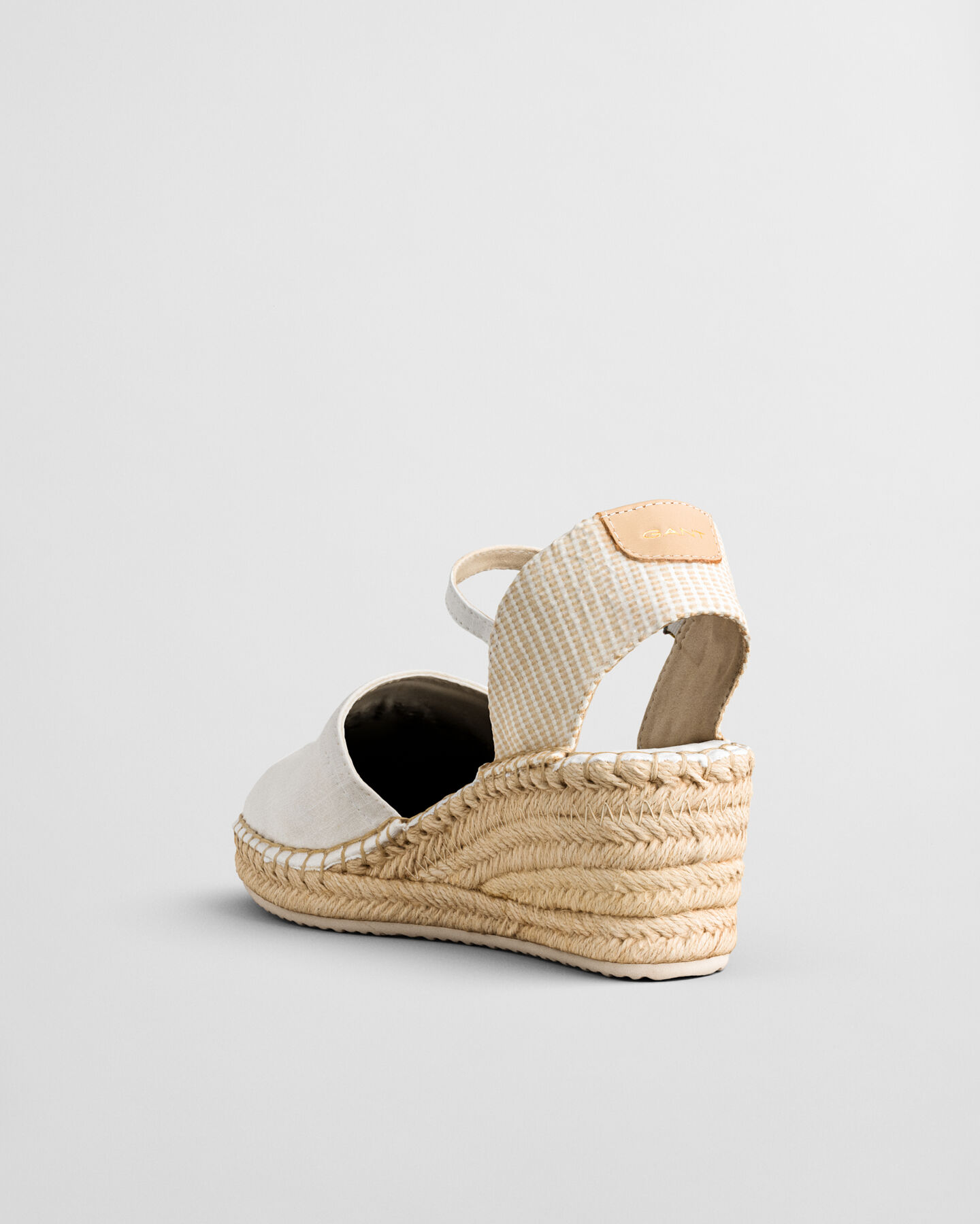 Luliza Leinen-Espadrille mit Keilabsatz