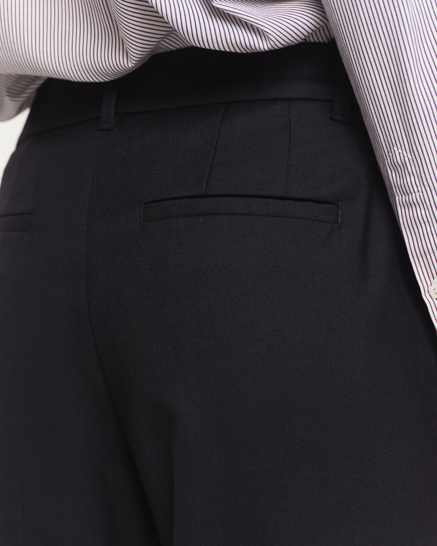 Pantaloni sartoriali in misto lana