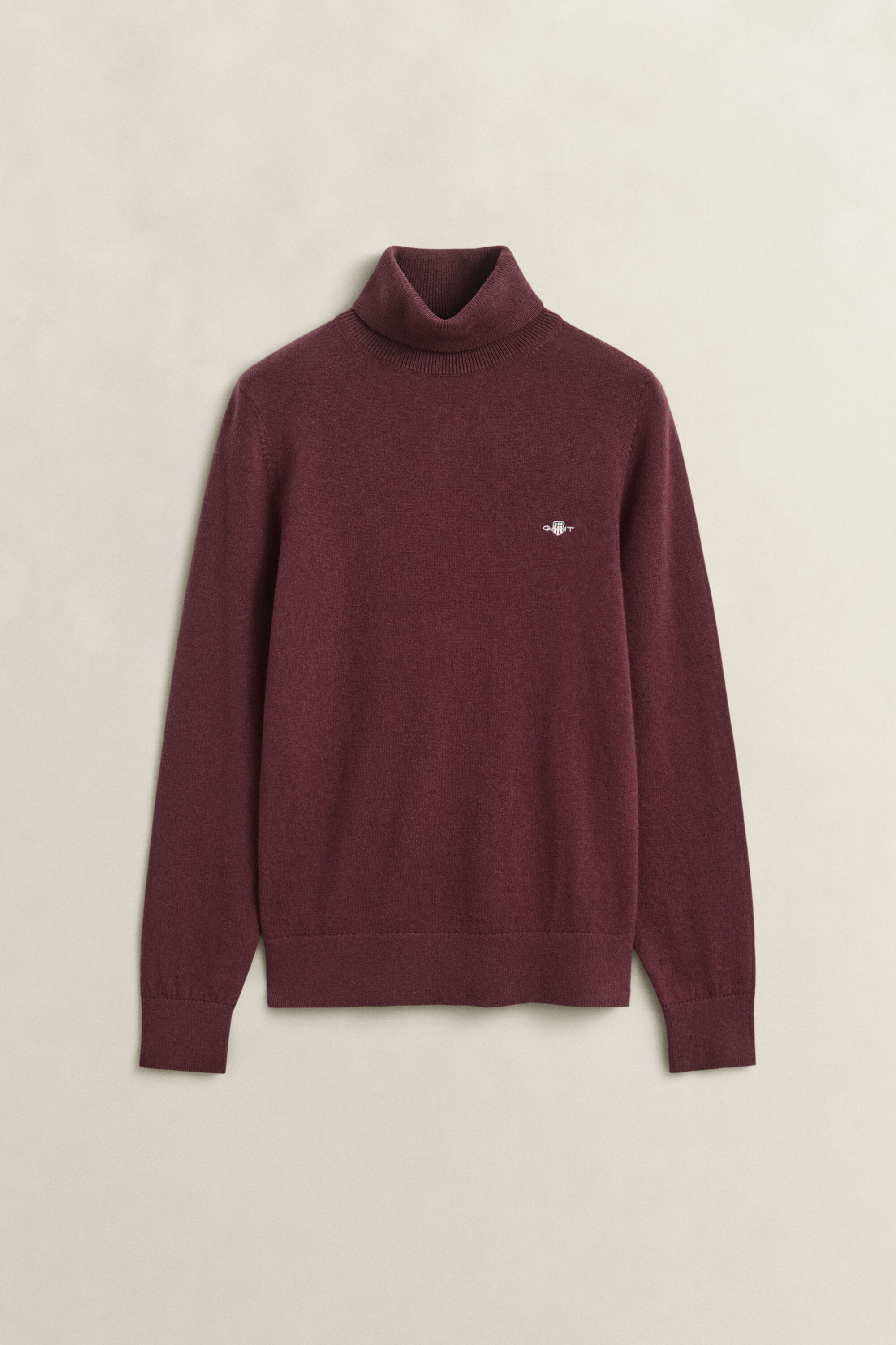 Wool Cotton Turtleneck Sweater