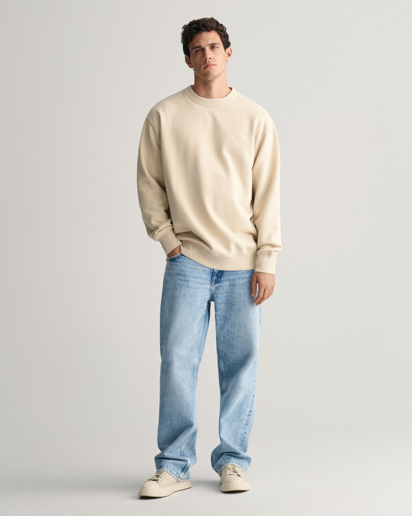GANT Logo Rundhals-Sweatshirt