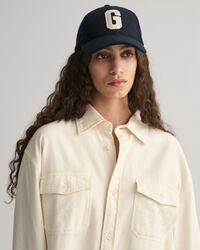 Relaxed Fit Utility-Bluse