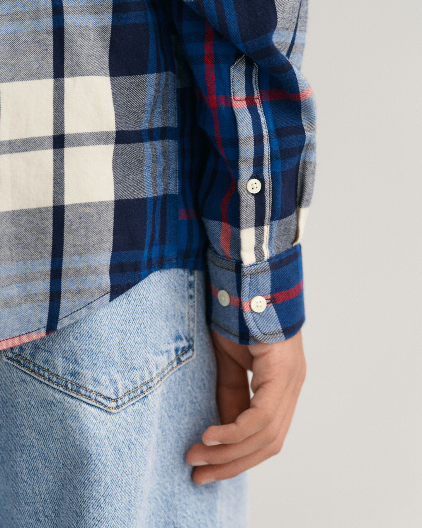 Teen Boys Tartan Flanellhemd