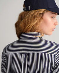 Regular Fit Broadcloth Bluse mit Streifen