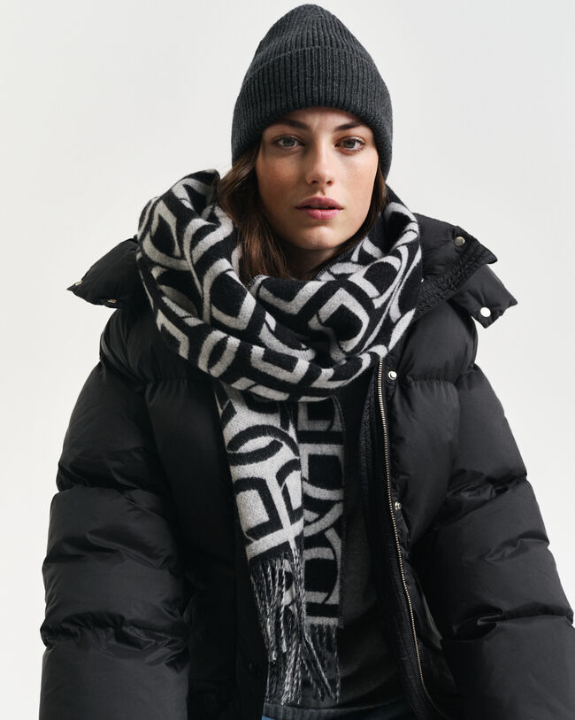 G Patterned Wollschal