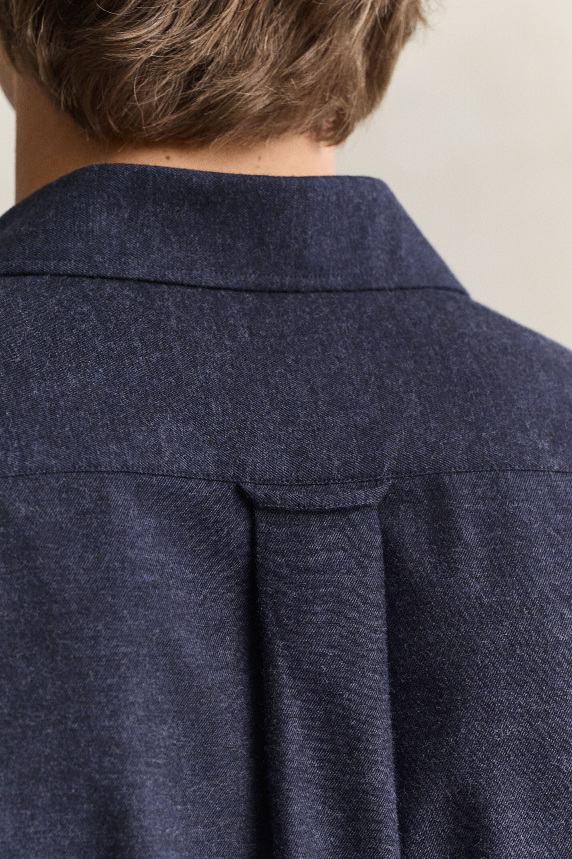 Camicia in flanella mélange