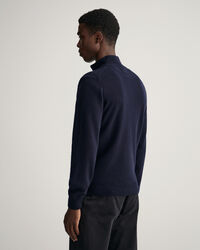 Strickjacke aus Super Fine Lambswool mit Reißverschluss