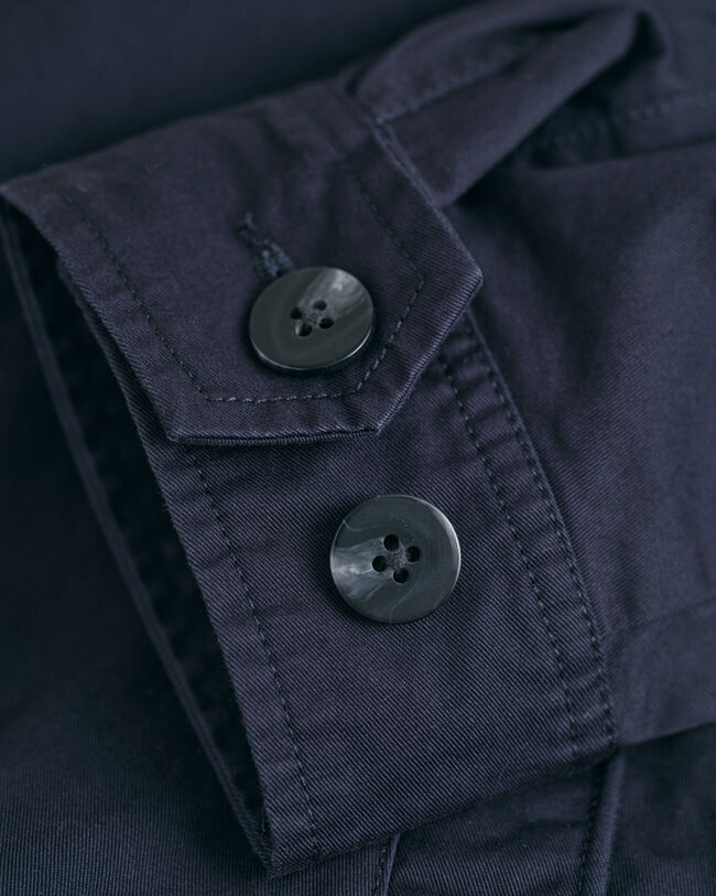 Windcheater Jacke aus Baumwolle