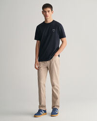 Regular Fit Jeans aus Baumwolle und Leinen