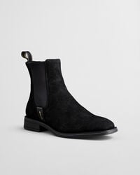 Fayy Chelsea Boot aus Veloursleder