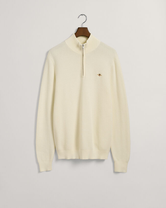 Textured Baumwoll Troyer