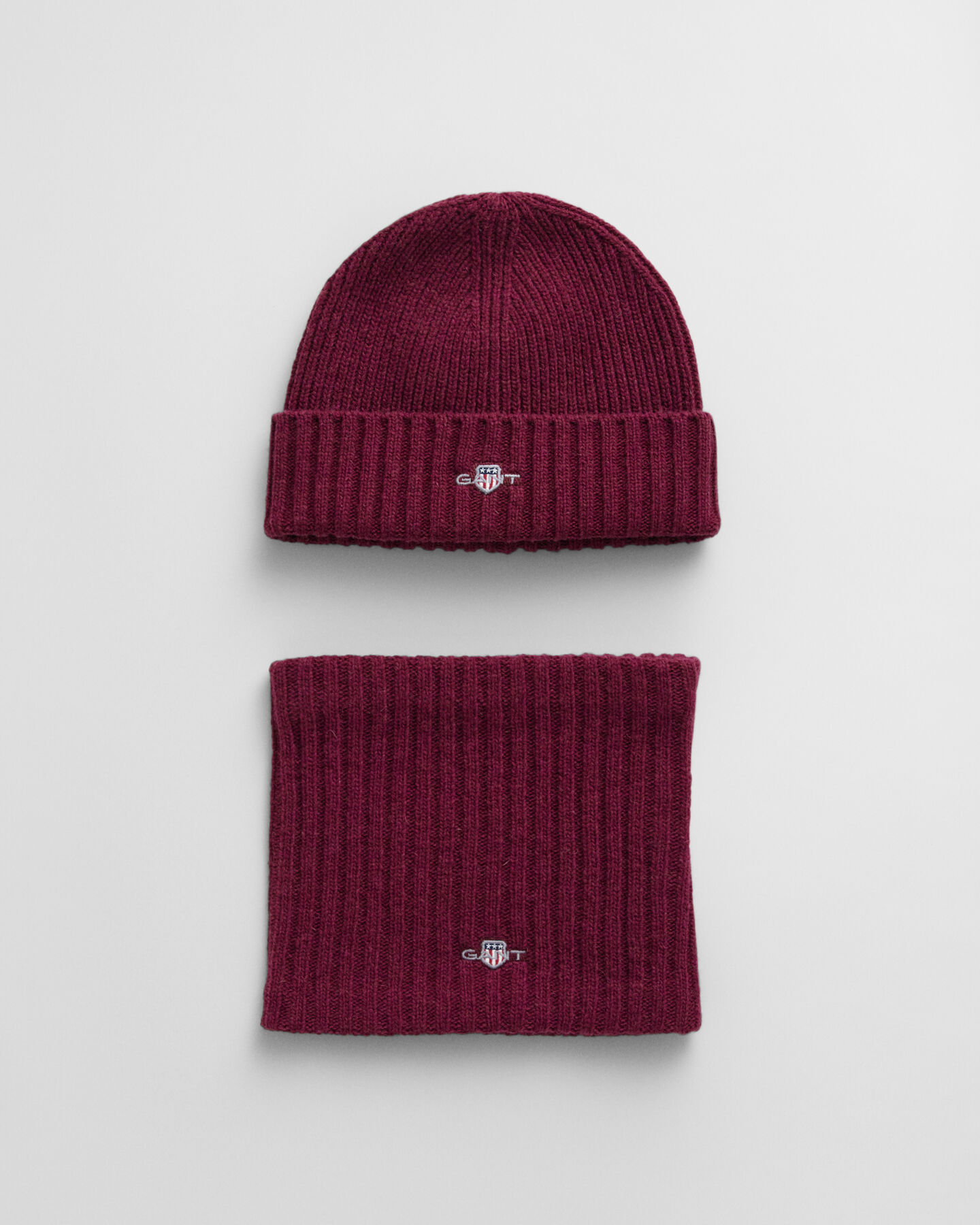 Kids Beanie und Schlauchschal aus Wolle im Geschenkset