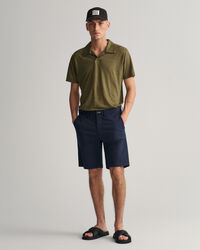 Hallden Slim Fit Twill-Shorts