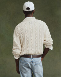 Zopfstrick Rundhalspullover