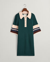 Polo-Strickkleid in Minil&auml;nge