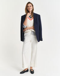 Bügelfaltenhose mit Aufschlag