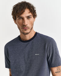 4-farbiges Oxford-T-Shirt