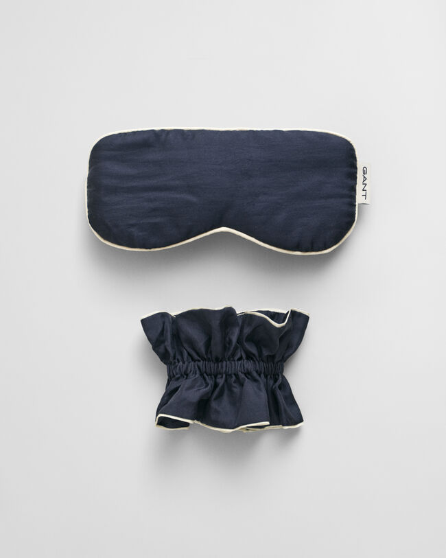 Seiden Schlafmaske und Scrunchie im Geschenkset