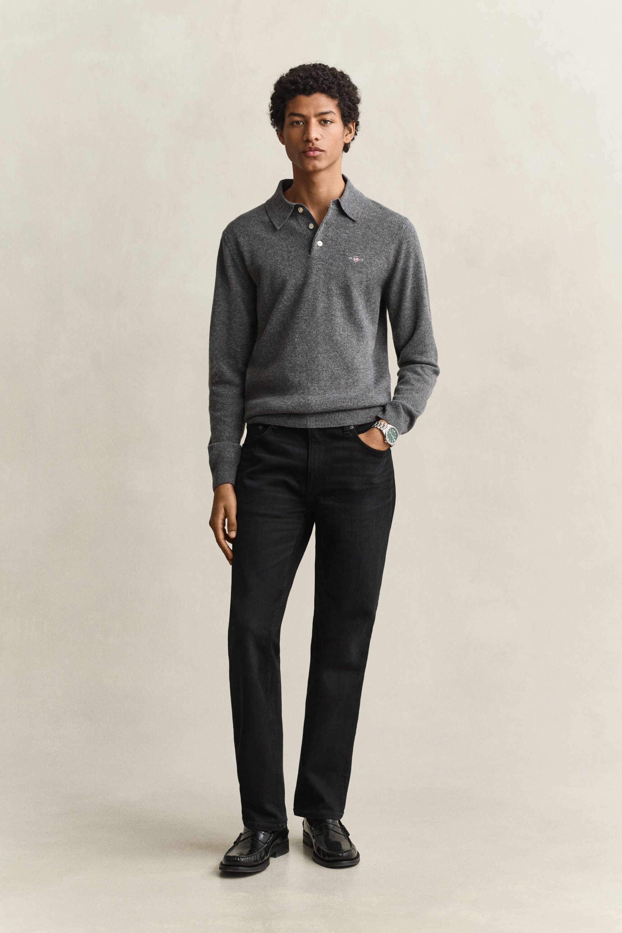 Superfine Lambswool Polopullover