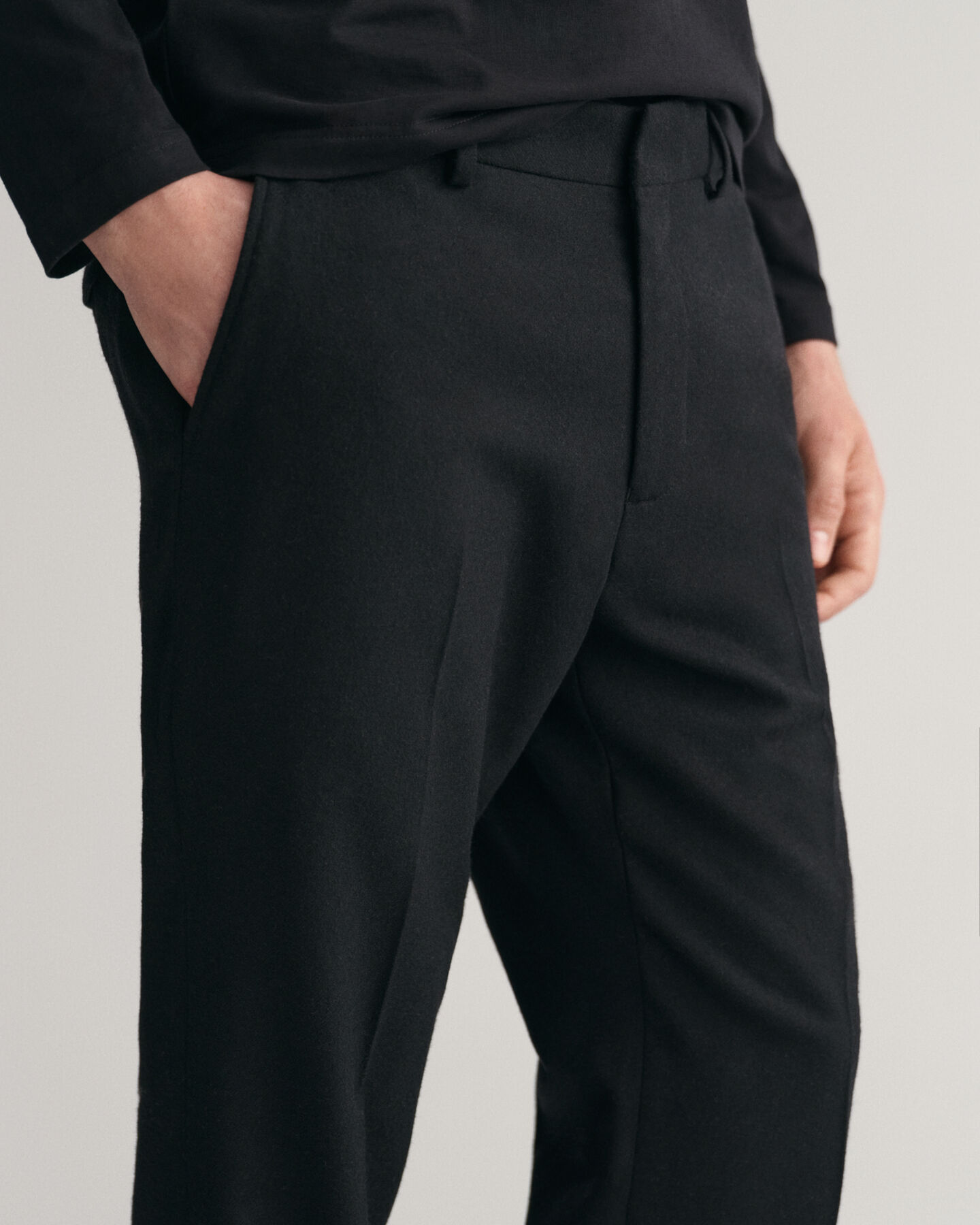 Slim Fit Flanellhose