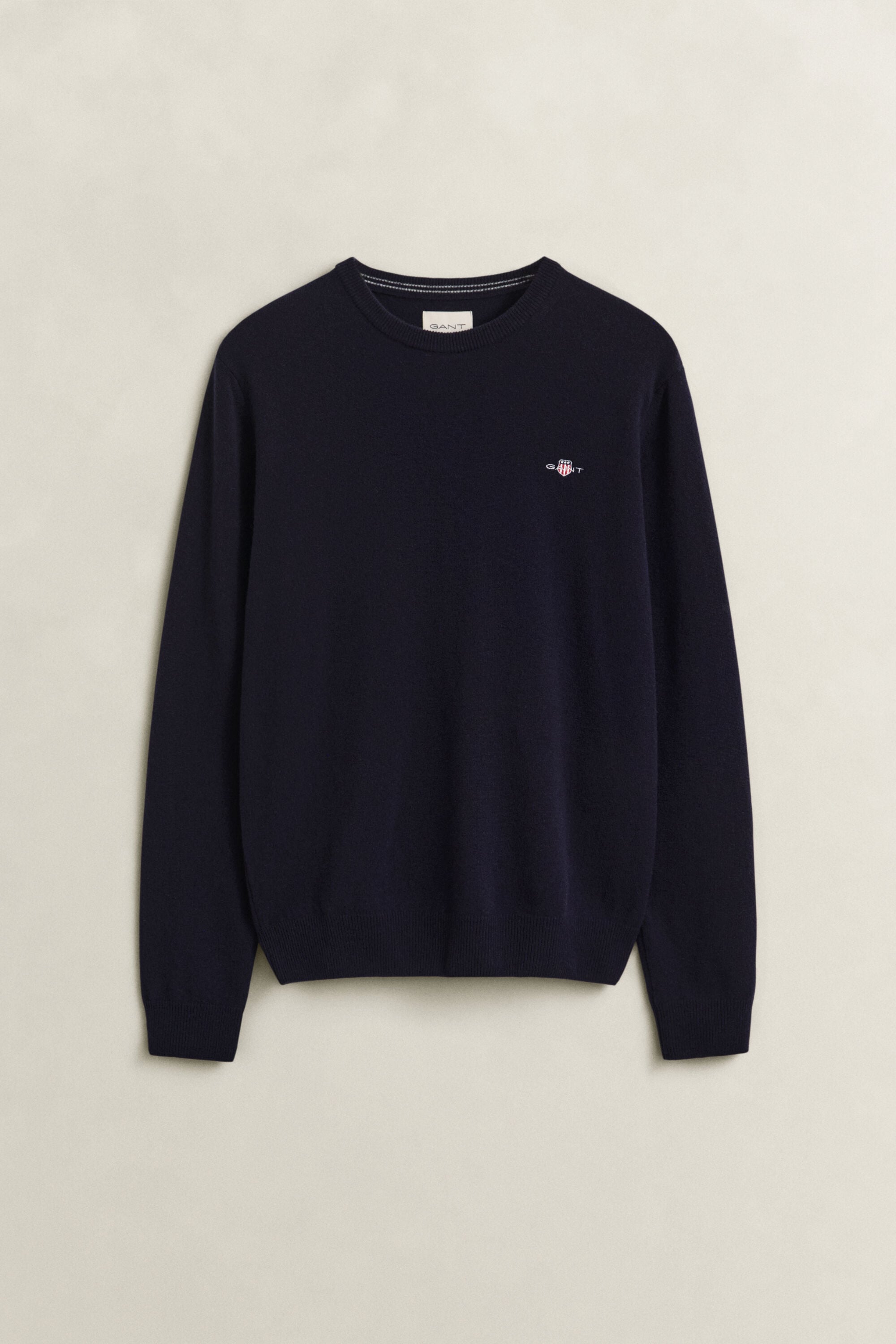 Rundhalspullover aus Lambswool