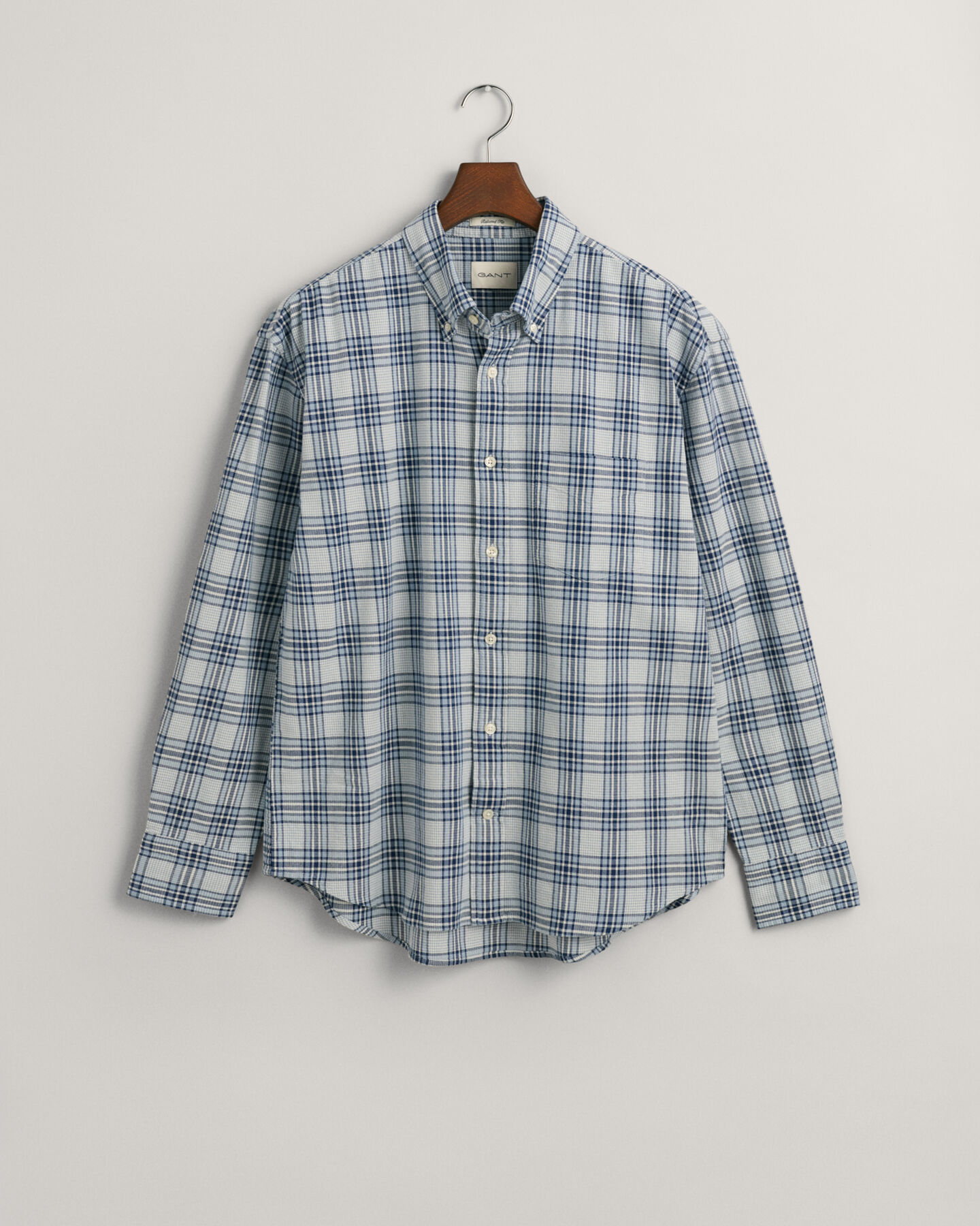 Relaxed Fit Karohemd mit Struktur