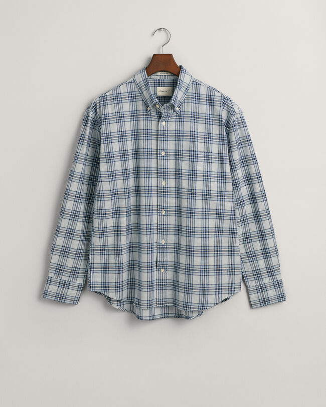 Relaxed Fit Karohemd mit Struktur