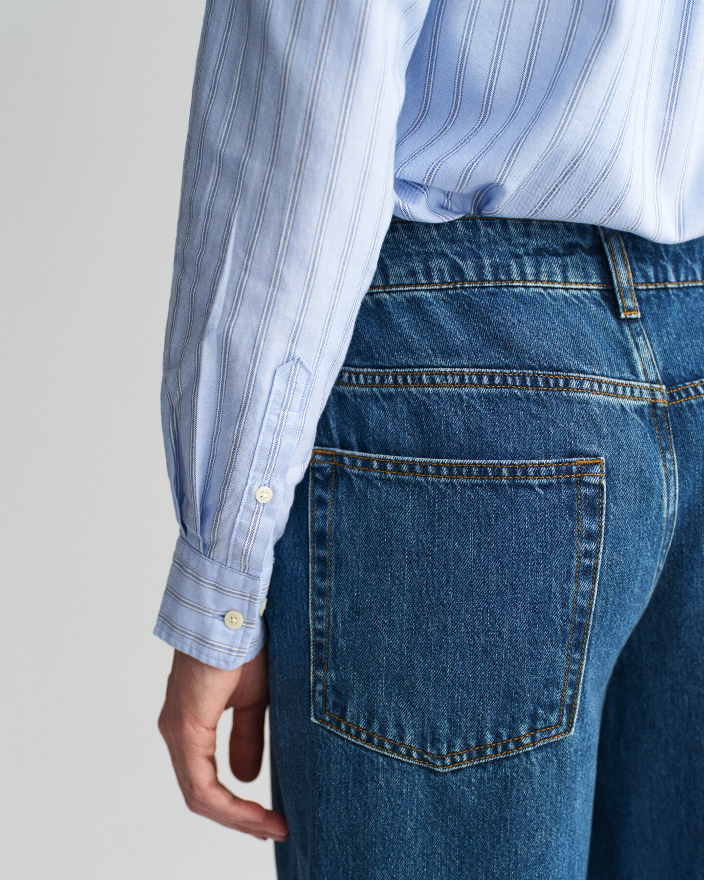 Regular Fit Archive Oxford-Bluse mit Streifen