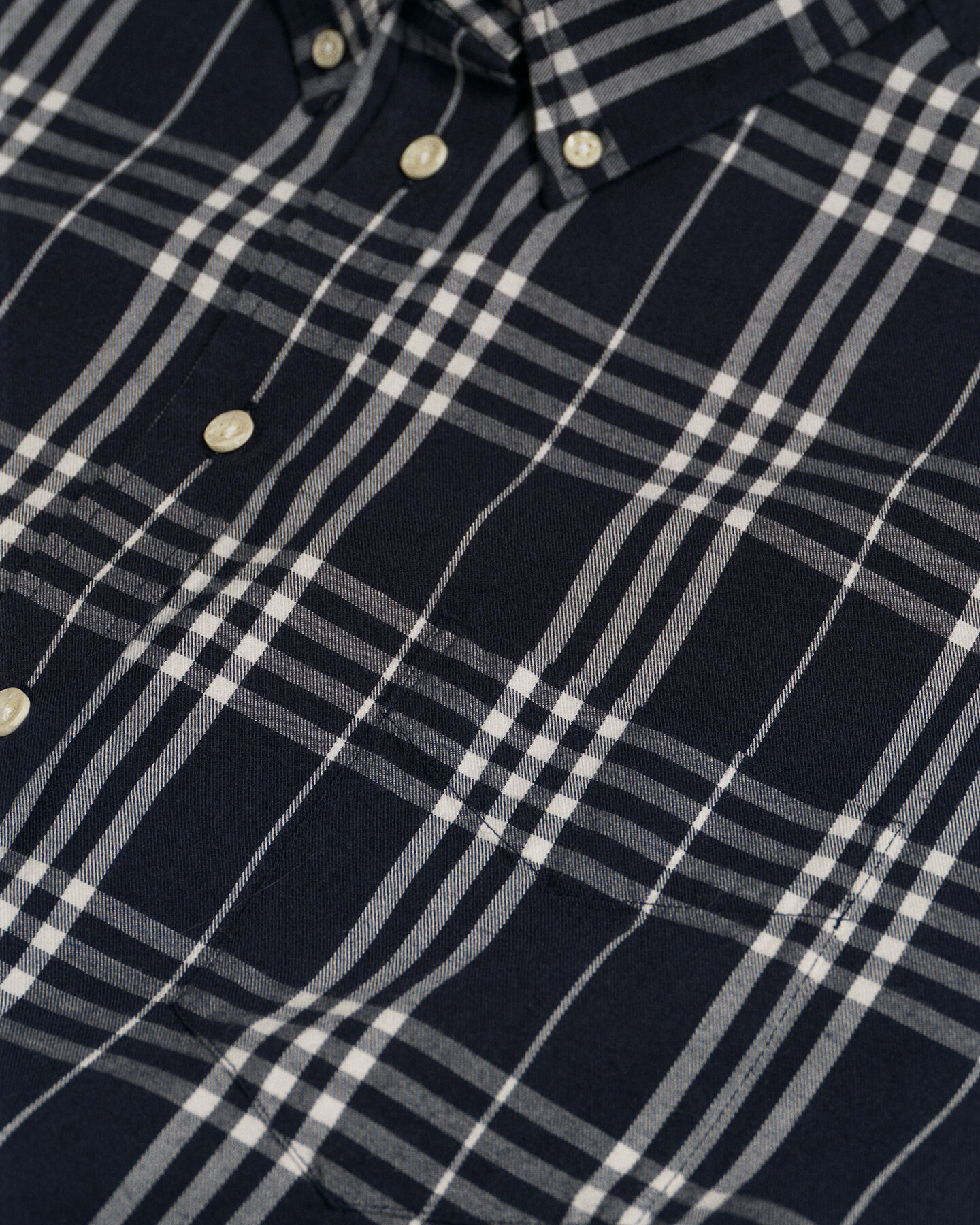 Relaxed Fit Flanellbluse mit Karomuster