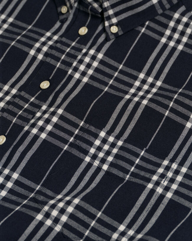 Relaxed Fit Flanellbluse mit Karomuster