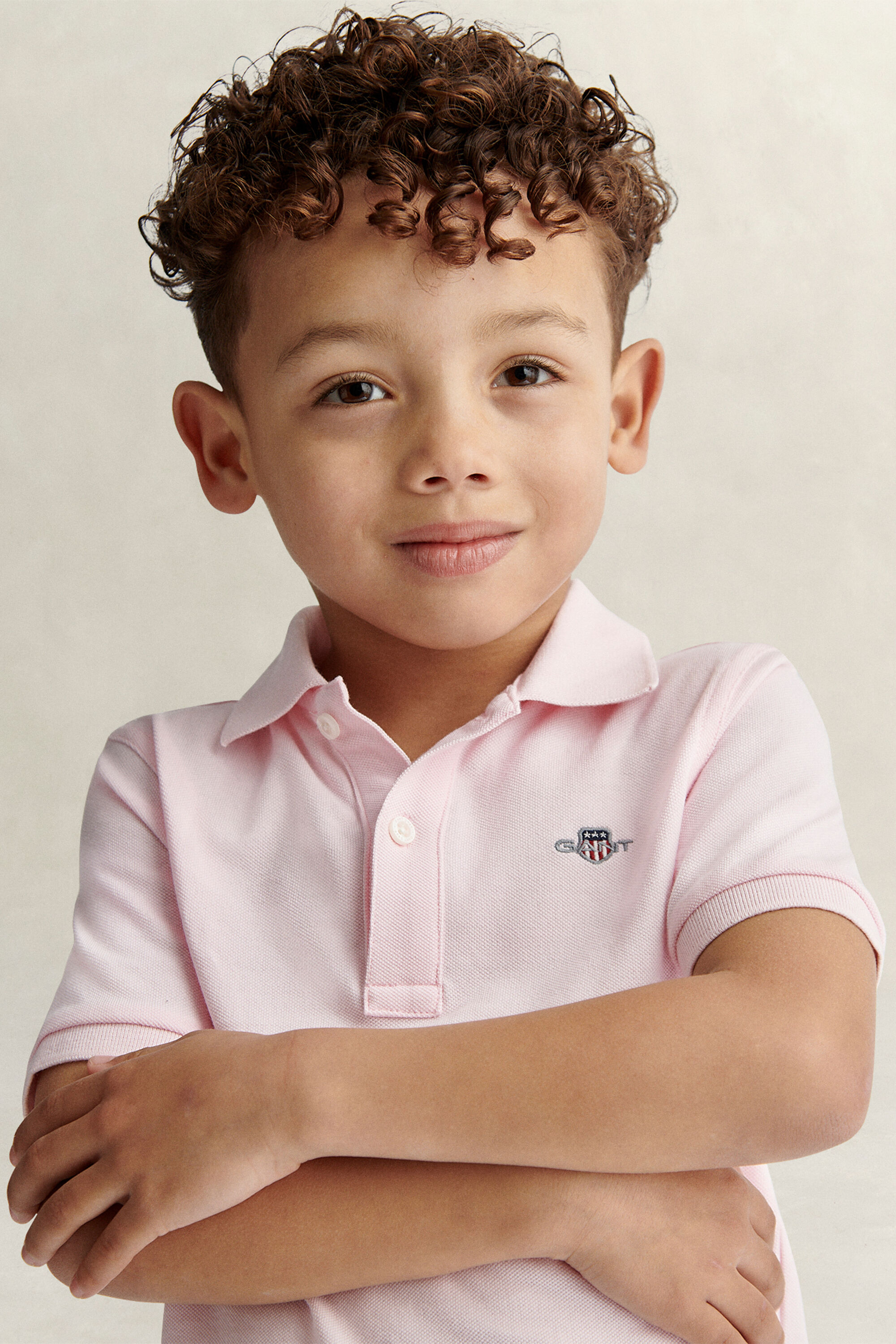 Kids Shield Piqué Polo Shirt