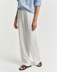 Relaxed Fit Leinenmix Pull-On Hose