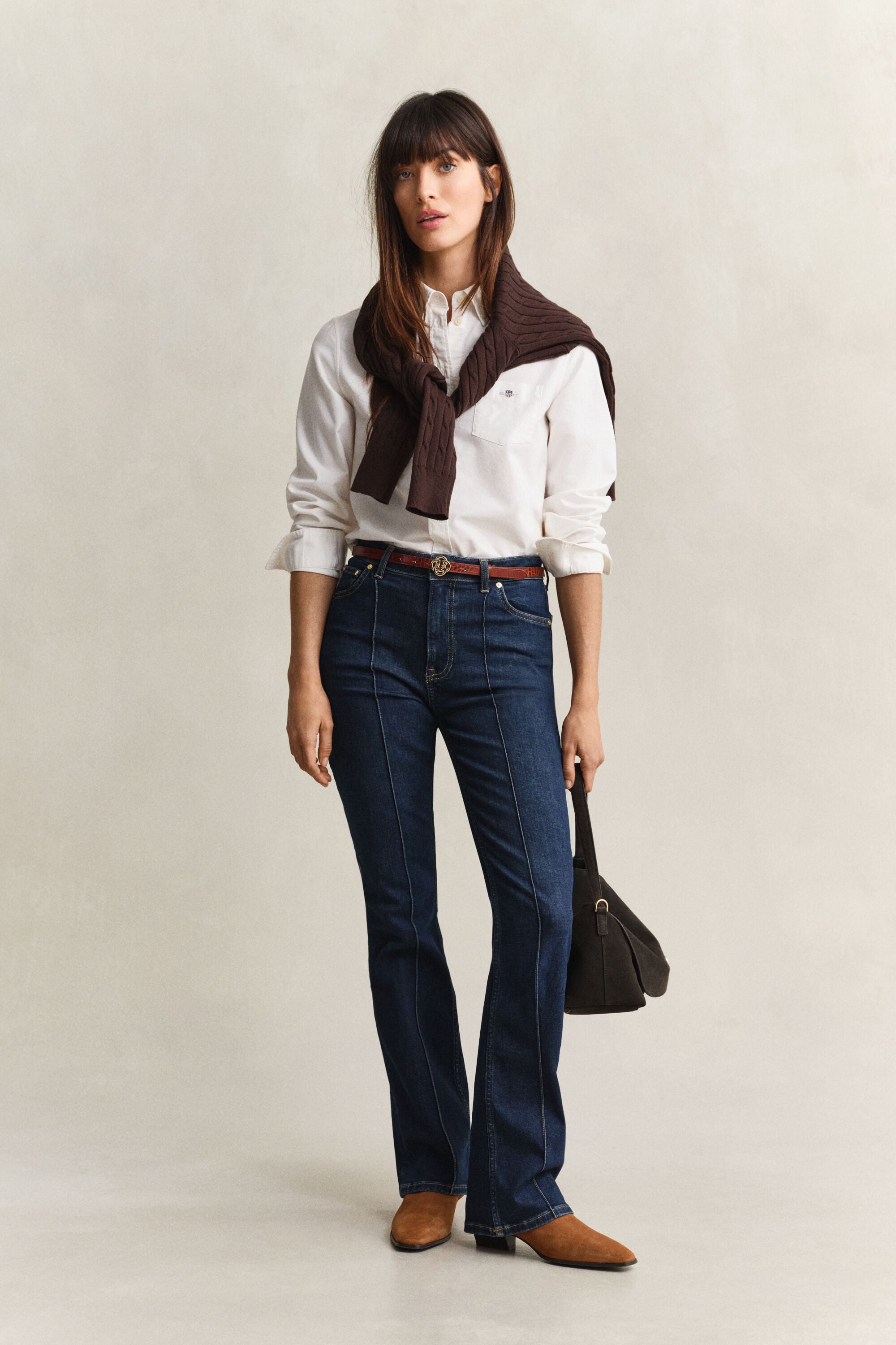 Classic Oxford-Bluse