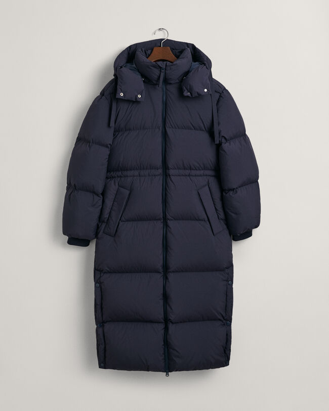 Langer Daunenmantel