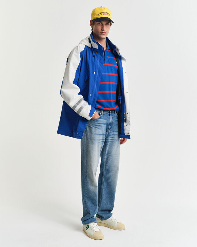 Poloshirt mit Streifen