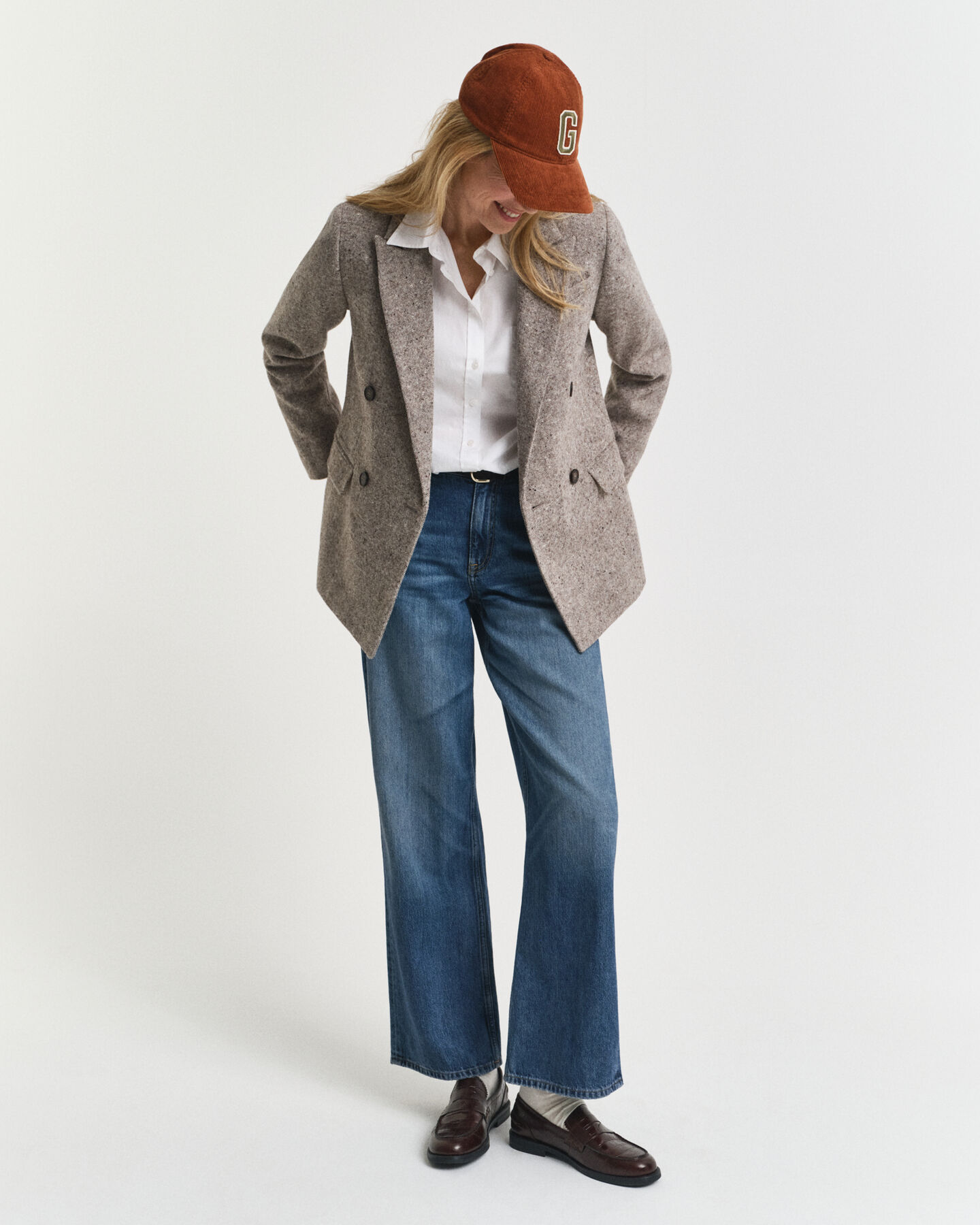 Strukturierter Regular Fit Blazer aus Wolle