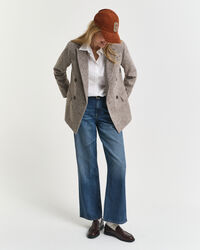 Strukturierter Regular Fit Blazer aus Wolle